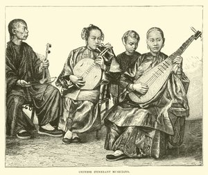Kinesiska ambulerande musiker av English School