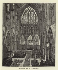 Kör av Wells Cathedral av English School