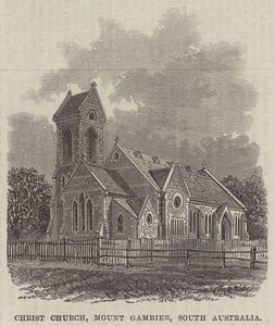 Christ Church, Mount Gambier, South Australia (gravyr) av English School
