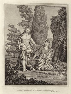 Kristus visar sig för Maria Magdalena av English School