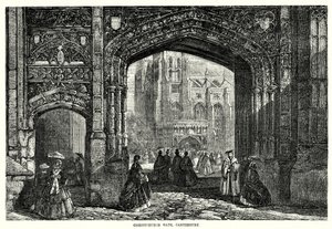 Christchurch Gate, Canterbury (gravyr) av English School