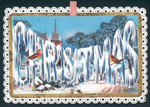 Julformulering i is, julkort av English School