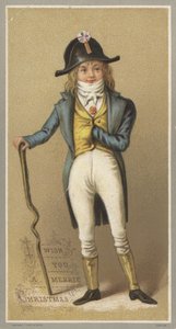 Julkort (chromolitho) av English School