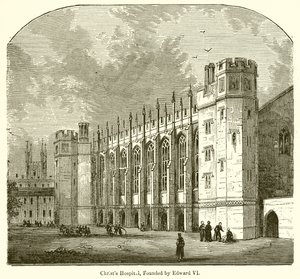Christs Hospital, grundat av Edward VI av English School