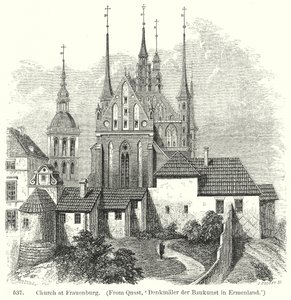 Kyrkan i Frauenburg (gravyr) av English School