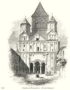 Kyrkan i Marmoutier (gravyr) av English School