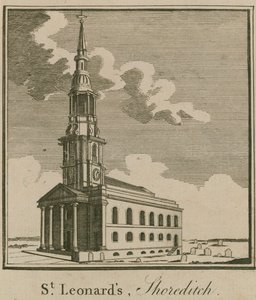 Kyrkan St Leonard, Shoreditch av English School