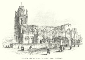 Kyrkan St Mary Redclyffe, Bristol (gravyr) av English School