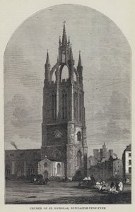 Church of St Nicholas, Newcastle-upon-Tyne (gravyr) av English School
