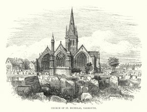 St Nicholas kyrka, Yarmouth (gravyr) av English School