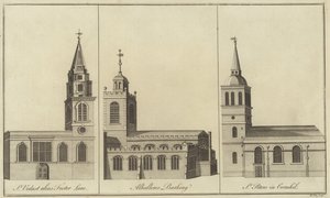 Churches of St Vedast, Foster Lane, Allhallows, Barking and St Peter i Cornhill, London av English School