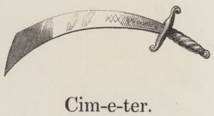 Cimeter (gravyr) av English School
