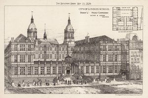 City of London School; mycket berömd design av English School