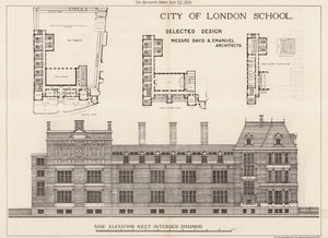City of London School; sidohöjd av English School