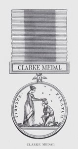 Clarke-medalj (litho) av English School