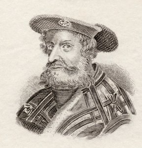 Claudius Ptolemaeus, eller Ptolemaios, 1825 (gravyr) av English School