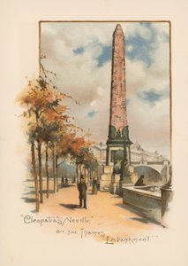 Cleopatras nål på Themsen vallen av English School