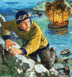 Klettern an der Klippe von English School