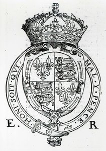 Drottning Elizabeth I:s vapensköld av English School