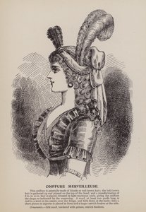 Coiffure Merveilleuse (gravyr) av English School