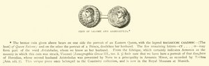 Mynt av Salome och Aristobulus av English School