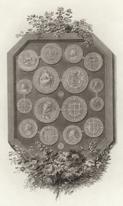 Mynt av drottning Elizabeth I av English School
