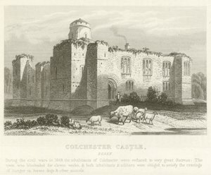 Colchester Castle, Essex (gravyr) av English School