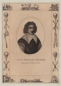 Överste Francis Hacker, avrättad i Tyburn, 1660 av English School