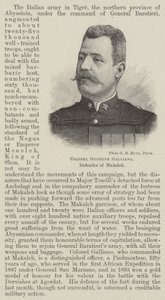 Överste Giuseppe Galliano, Makalehs försvarare (gravyr) av English School