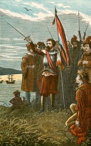 Columbus anamiliki San Salvador kwa Uhispaniaswed av English School