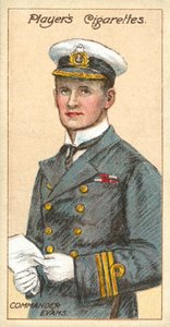 Commander Evans (chromolitho) av English School