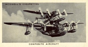 Kompositflygplan (litho) av English School