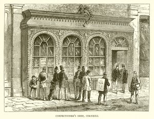 Konditoriaffär, Cornhill av English School