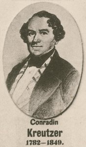 Conradin Kreutzer (gravyr) av English School