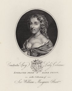 Constantia Lucy, Lady Colerane (gravyr) av English School