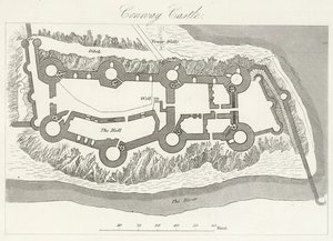 Conway Castle (gravyr) av English School