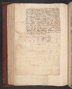 Kopia av ett brev från Lady Elizabeth Compton, därefter grevinnan av Northampton, till sin man, Harley MS 7003, f.158v (penna och bläck på papper) av English School