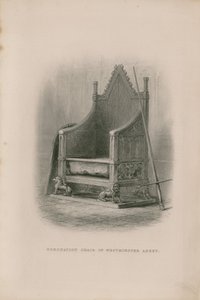 Kröningsstol i Westminster Abbey av English School