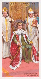 Kröningen av Henrik III av English School