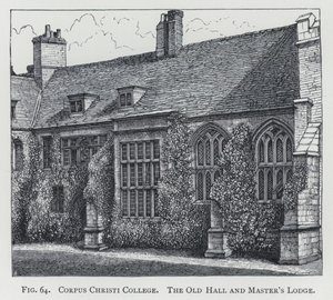 Corpus Christi College, Gamla salen och Mästarlogen av English School