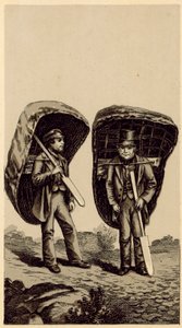 Wales kostymer: laxfiskare (litho) av English School