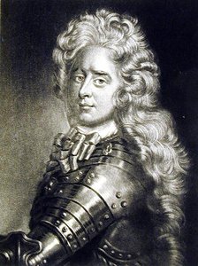 Greve Konismark (d.1686) illustration från Portraits of Characters Illustrious in British History, graverad av Richard Earlom (1743-1822) och Charles Turner (c.1773-1857) (mezzotint) av English School