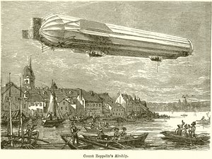 Greve Zeppelins luftskepp av English School
