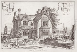 Country Residence, Eltham (gravyr) av English School
