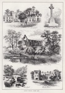 Country Sketches, Bolton Abbey (gravyr) av English School