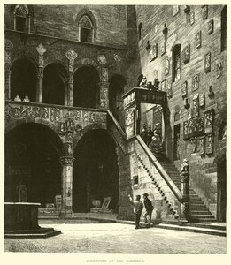 Innergården till Bargello av English School