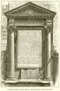 Covenanters Monument, Greyfriars Churchyard av English School