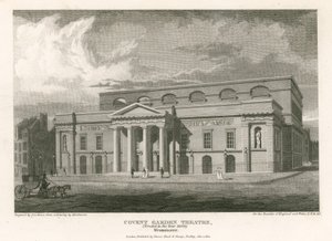 Covent Garden Theatre, Westminster, London (gravyr) av English School