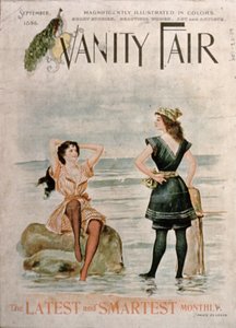 Omslag till Vanity Fair, september 1896 av English School