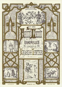 Omslagsbild av set ett av Fairy Land Quadrillers komponerade av Ricardo Lenter av English School